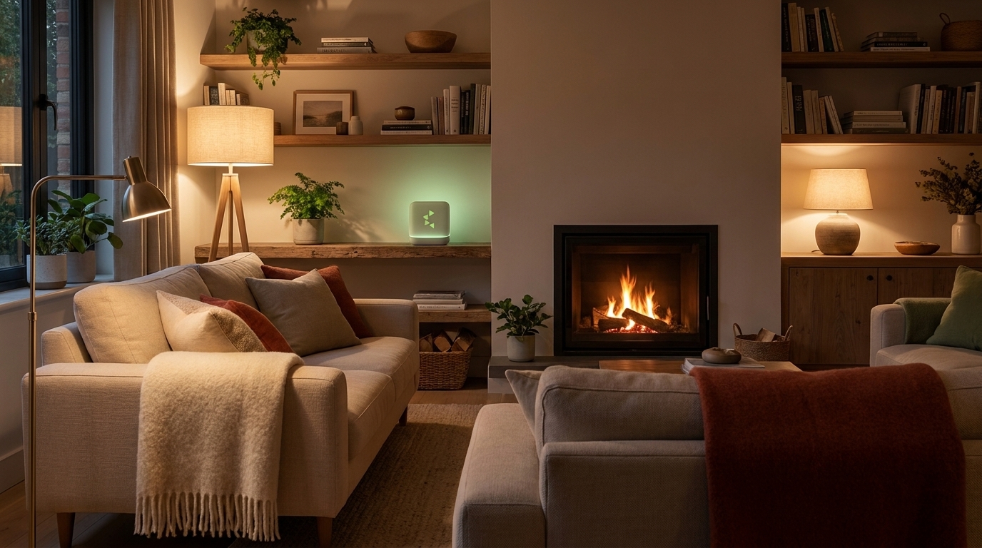 Private smart hub in a family home